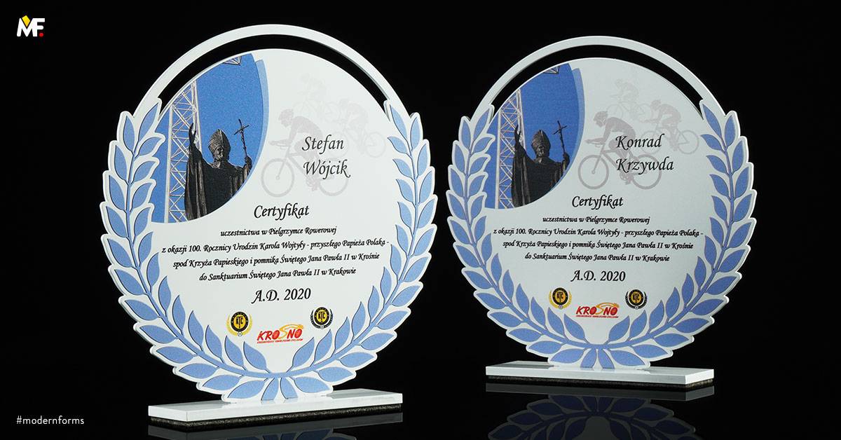Trophies Commemorative Thanks, Congratulations Cut outs Standard Steel White 