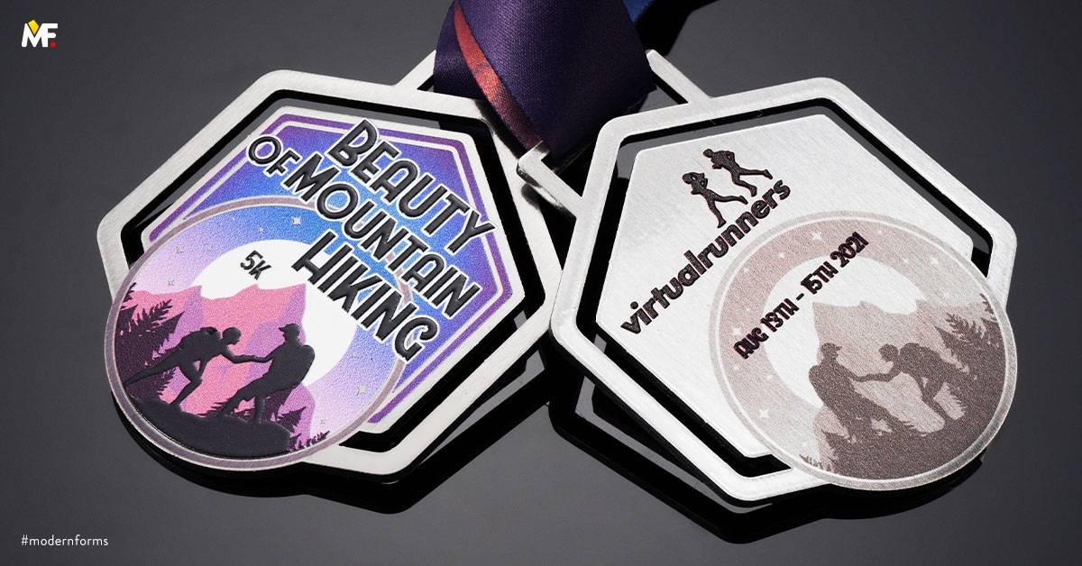 Medals Sport Other for sport Cut outs Double-sided Premium Silver Stainless steel 