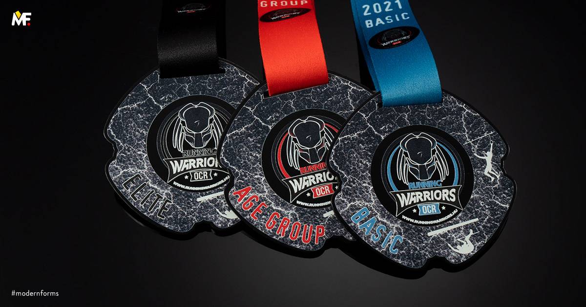Medals Sport Extreme sports Black Custom One-sided Premium Steel 