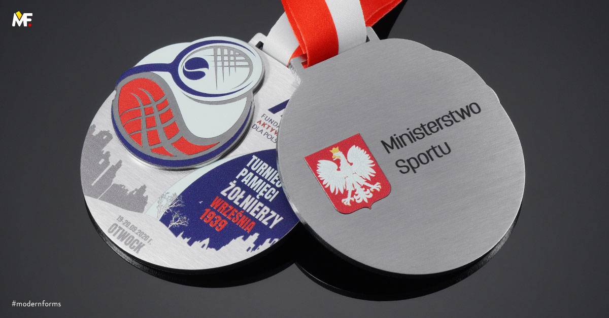 Medale Sportowe Tenis ziemny Niestandardowy Premium Srebrny Stal nierdzewna Wielostronny 