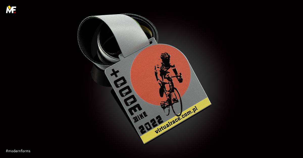 Medals Sport Cycling Premium Silver Steel 