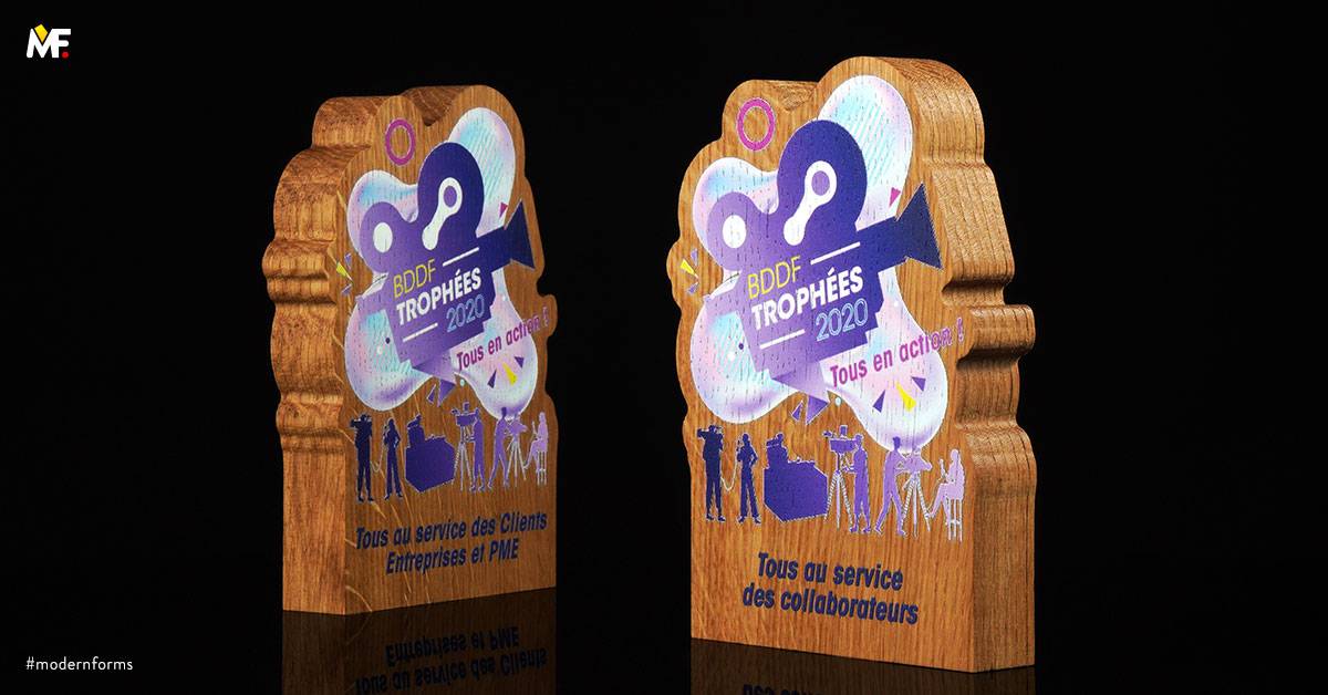 Trophies Commemorative Special awards Custom One-sided Premium Wood 