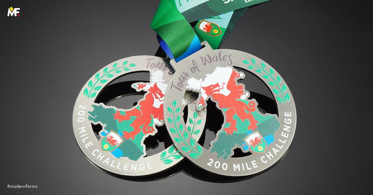 Medals Sport Running Cut outs Exclusive One-sided Silver Stainless steel 