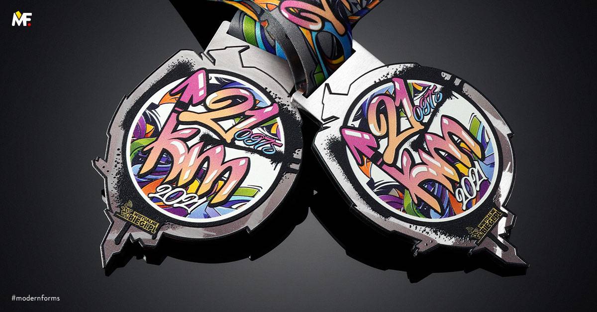 Medals Sport Running Custom One-sided Premium Silver Stainless steel 