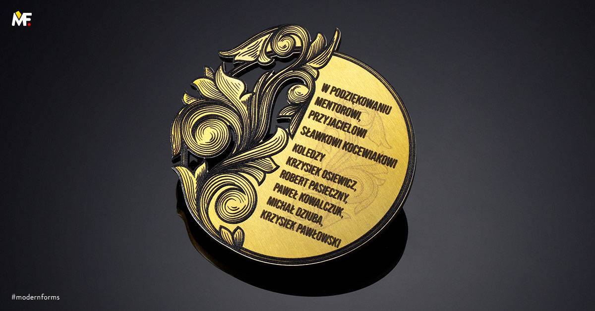 Medals Commemorative Thanks, Congratulations Cut outs Double-sided Gold Premium Stainless steel 