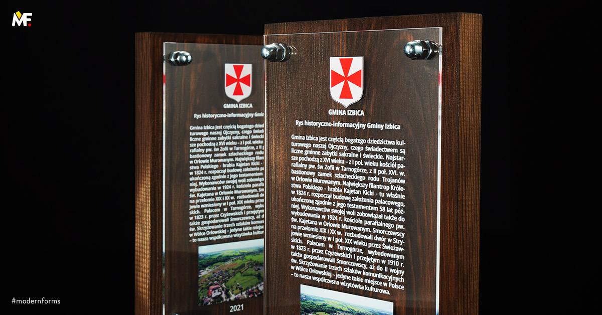 Trophies Commemorative Jubilees, anniversaries Custom One-sided Plywood Premium Wood 