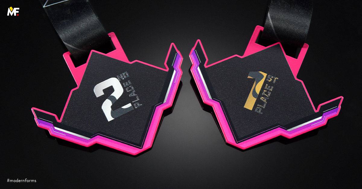Medals Sport E-sport Pink Premium Steel 