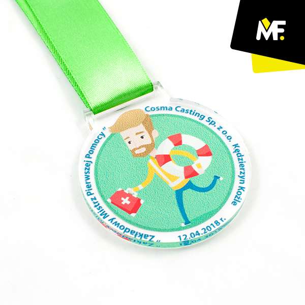 Medals Colourless Medals One-sided Plexiglass Round Standard 