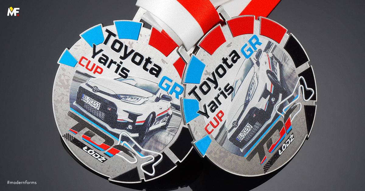 Medals Sport Motosport Custom One-sided Premium Silver Stainless steel 