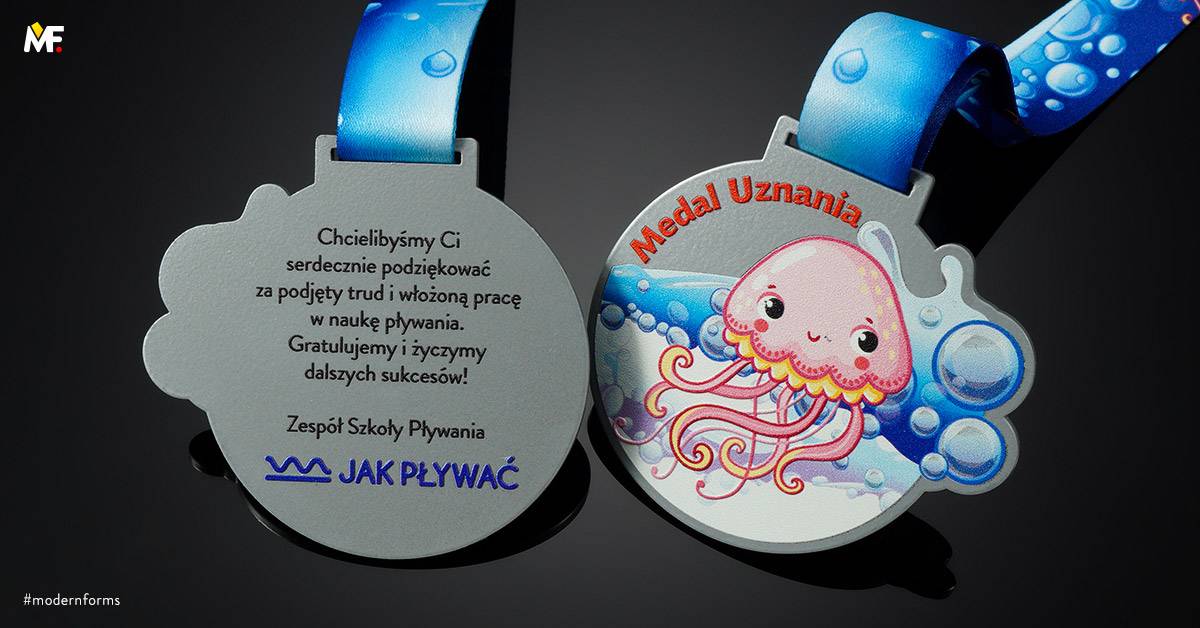 Medals Sport Swimming Custom Double-sided Premium Silver Steel 
