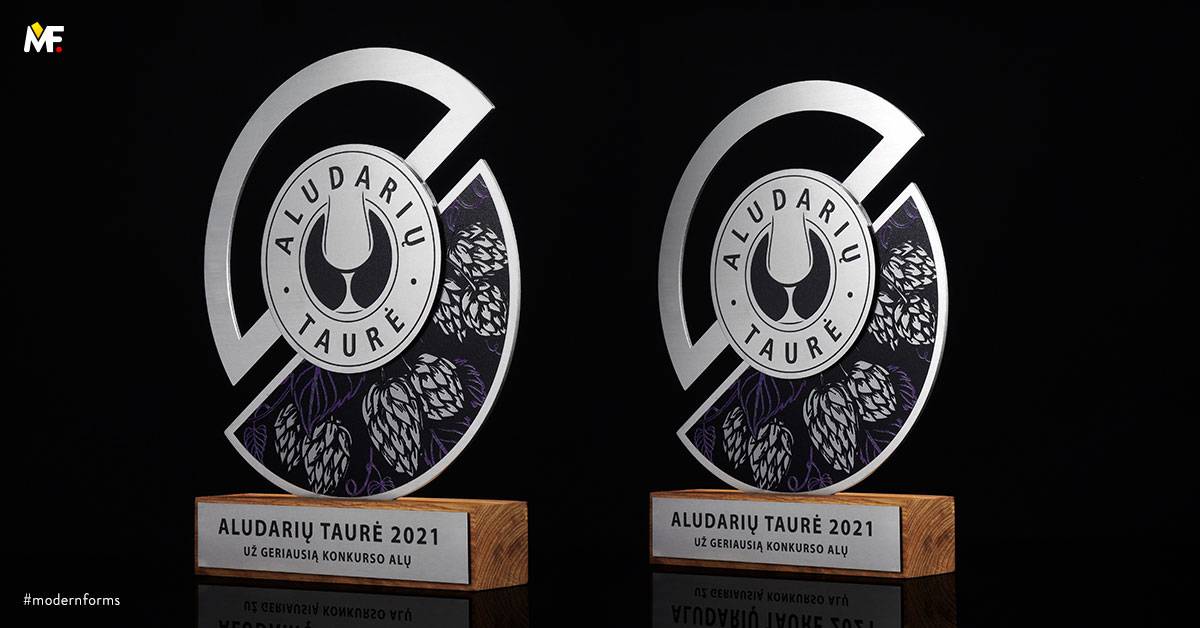 Trophies Commemorative Other for business Cut outs Premium Silver Stainless steel Wood 