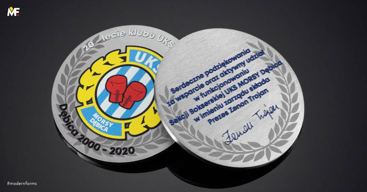 Medals Commemorative Jubilees, anniversaries Custom Double-sided Premium Silver Stainless steel 