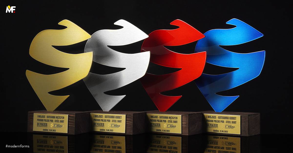 Trophies Sport Other for sport Blue Gold Premium Red Stainless steel Wood 