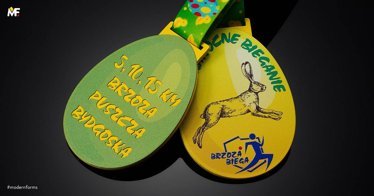 Medals Sport Running Custom Double-sided Premium Steel Yellow 