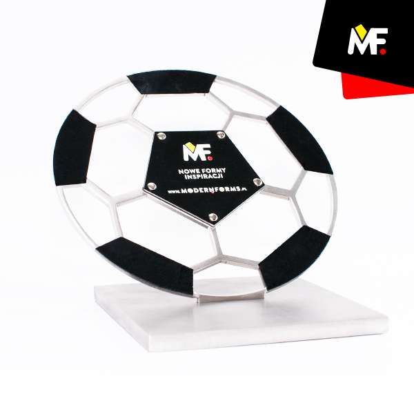 Trophies Sport Football Football Premium Round Silver Sport Stainless steel Trophies 