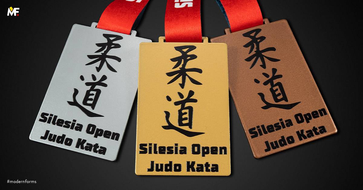 Medals Sport Martial arts Brown Gold Premium Silver Steel 