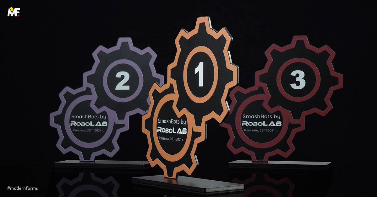 Trophies Commemorative Special awards Black Custom One-sided Standard Steel 