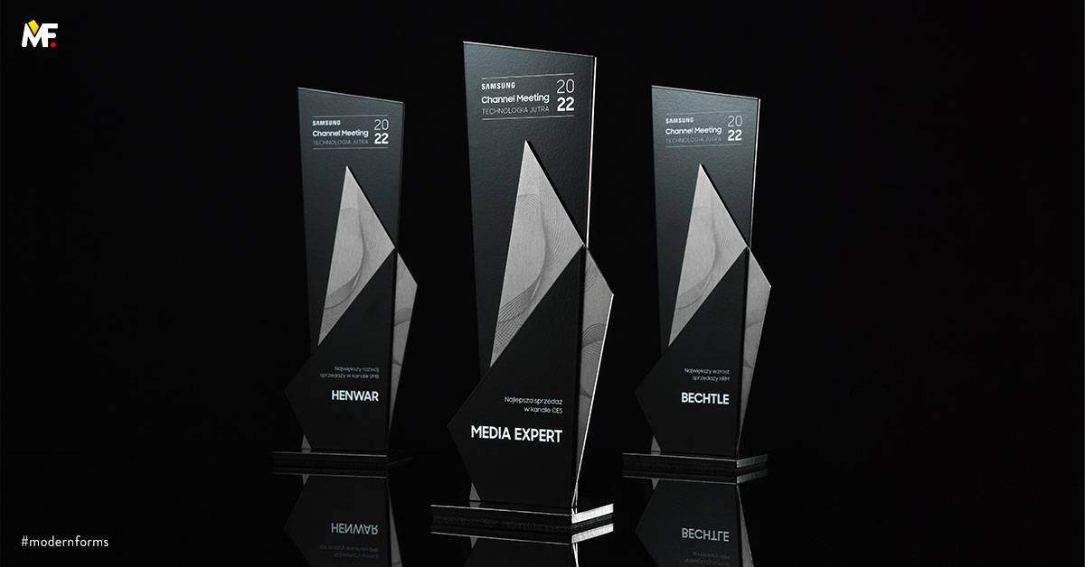Trophies Occasional Industry events Black Premium Stainless steel Steel 