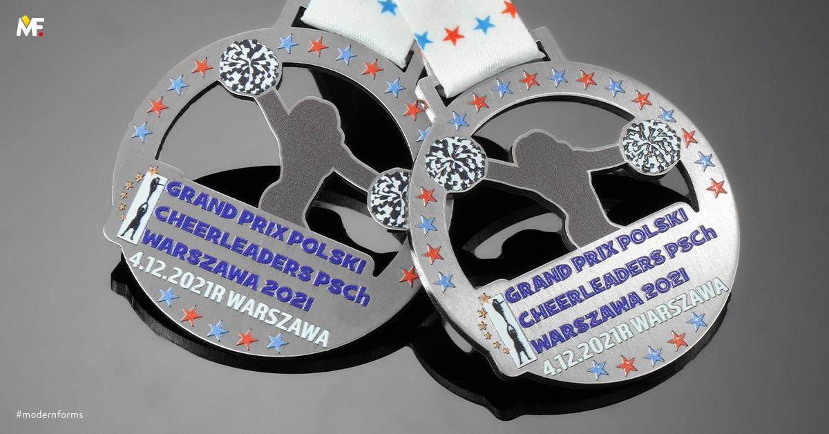 Medals Sport Other for sport Cut outs One-sided Premium Silver Stainless steel 