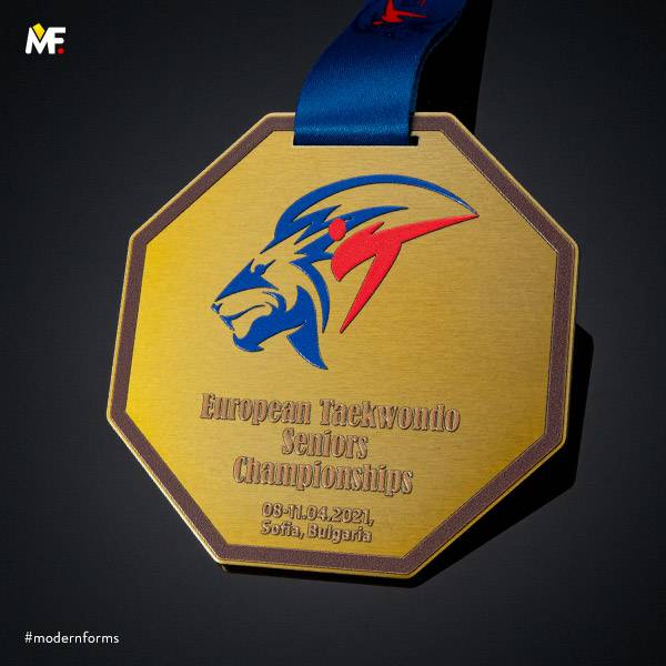 Medale Sportowe Sporty walki Brązowy Exclusive Jednostronny Niestandardowy Srebrny Stal nierdzewna Złoty 