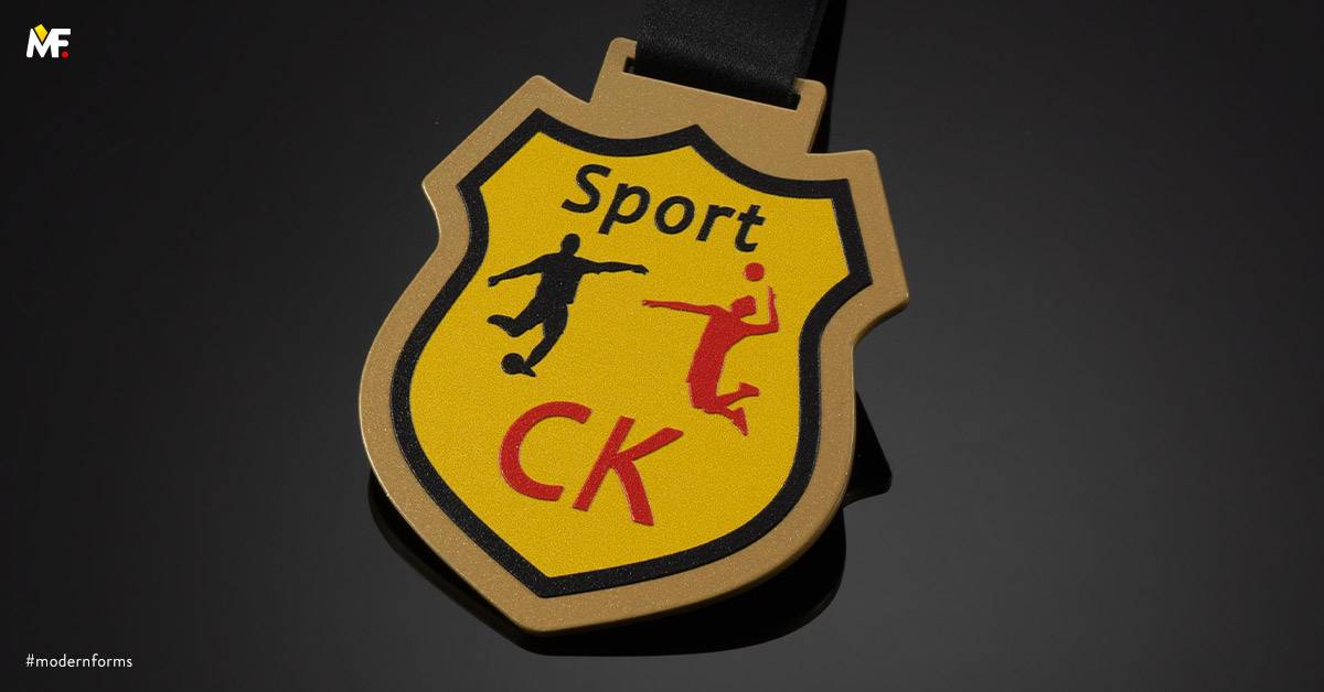 Medals Sport Football Custom Double-sided Gold Premium Steel 