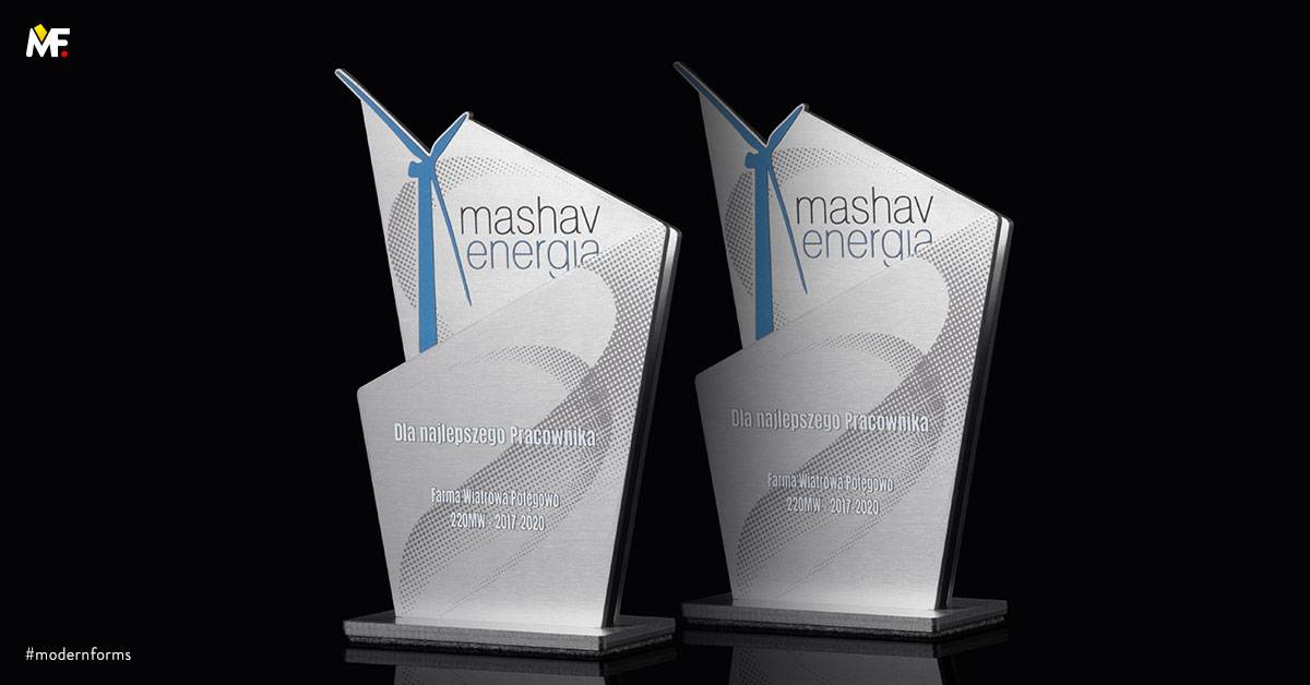 Trophies Commemorative For the employee, for the employer Custom One-sided Silver Stainless steel Standard 