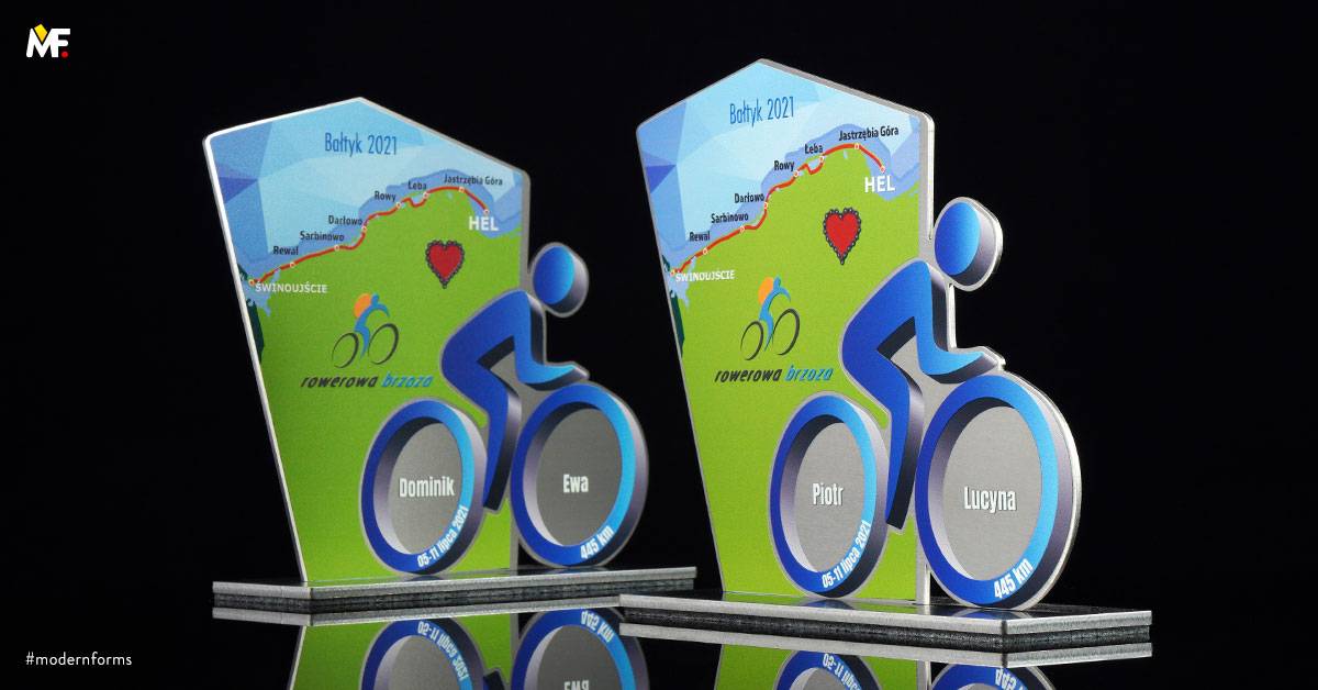 Trophies Sport Cycling Custom One-sided Stainless steel Standard 