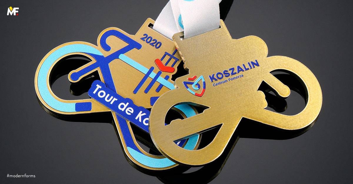 Medals Sport Cycling Cut outs Double-sided Gold Premium Stainless steel 