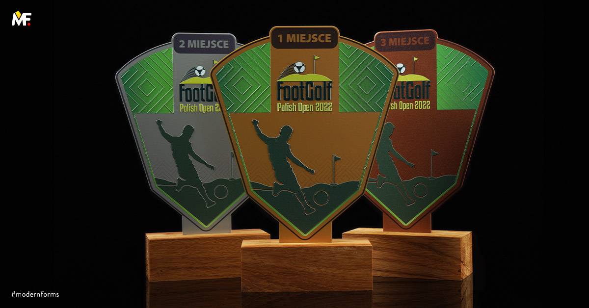 Trophies Sport Other for sport Brown Gold Premium Silver Steel Wood 