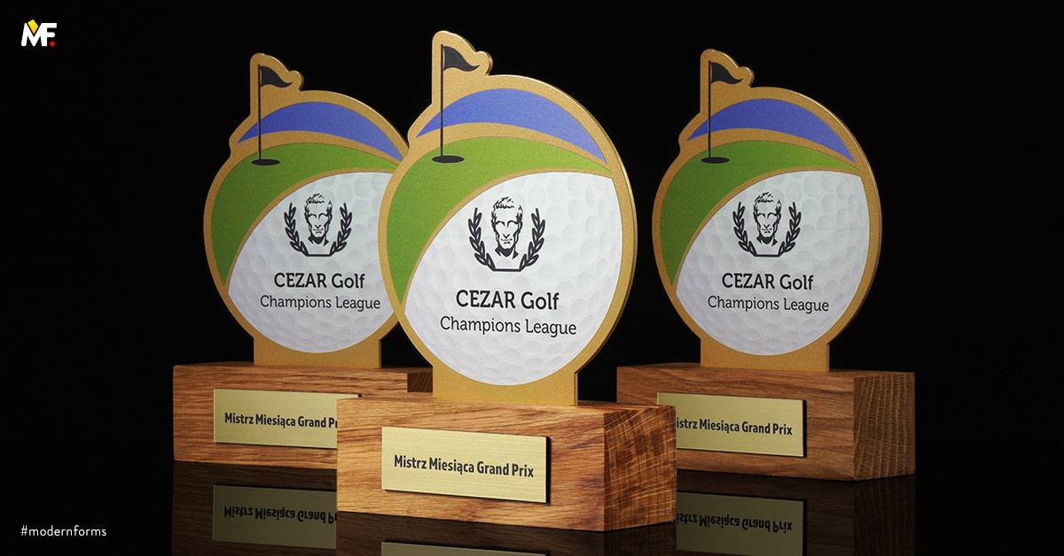 Trophies Sport Other for sport Custom Gold One-sided Premium Steel Wood 