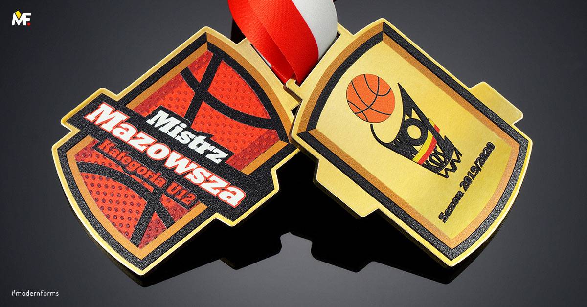 Medals Sport Basketball Custom Double-sided Gold Premium Stainless steel 