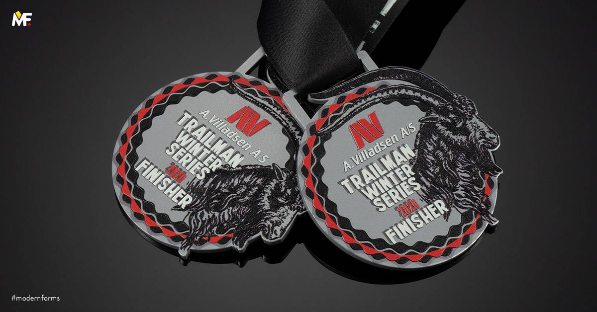 Medals Sport Running Custom One-sided Premium Silver Steel 