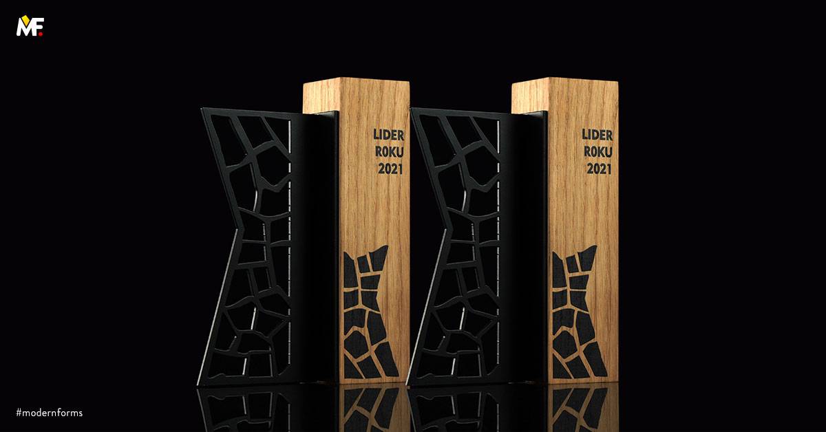 Trophies Commemorative Special awards Black Custom One-sided Premium Steel Wood 