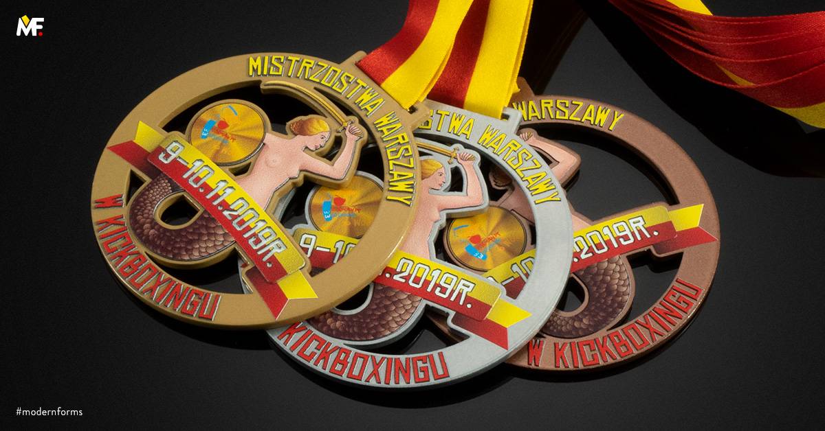 Medals Sport Martial arts Brown Cut outs Double-sided Gold Premium Silver Steel 