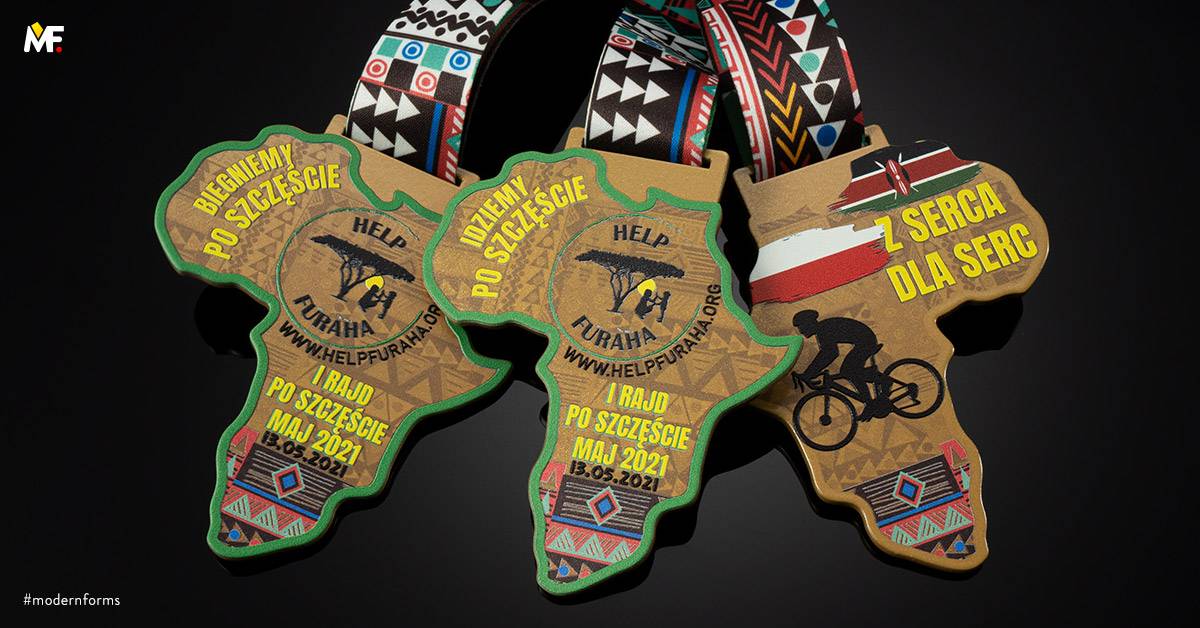 Medals Sport Cycling Custom Double-sided Gold Premium Steel 
