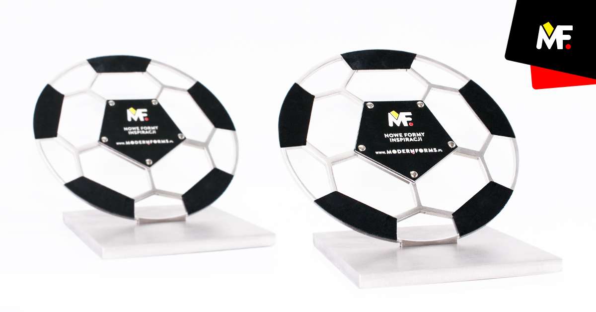 Trophies Sport Football Football Premium Round Silver Sport Stainless steel Trophies 