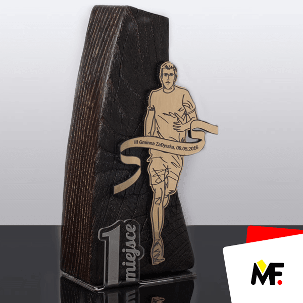 Personalised trophies for runners