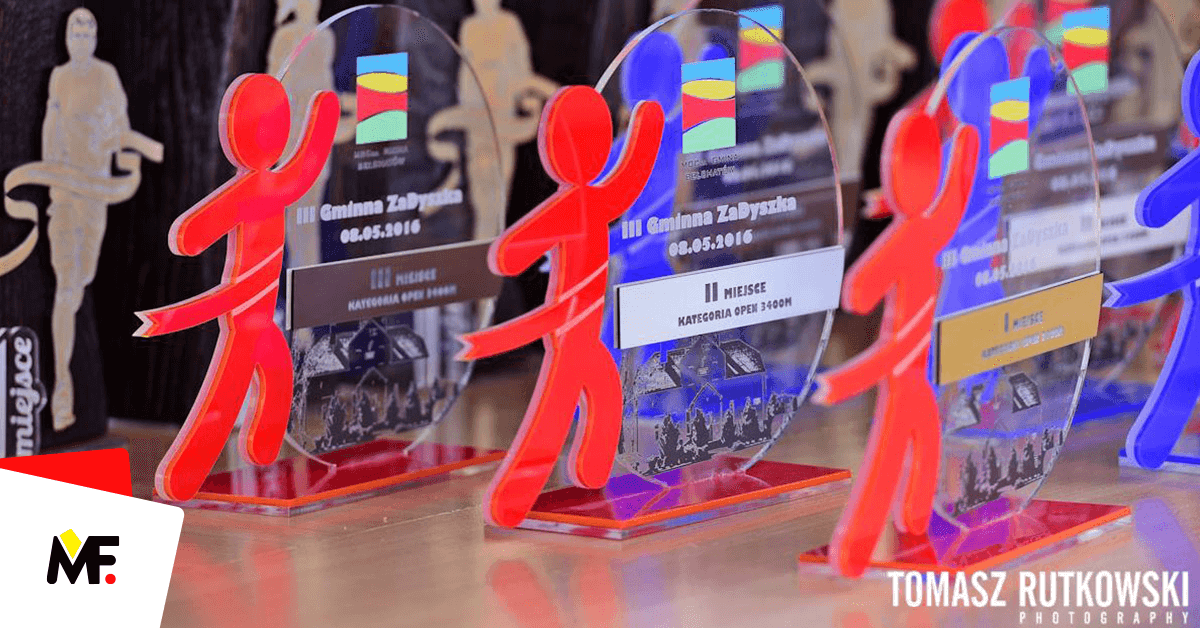 Sports trophies for runners